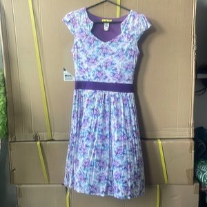 Yellow star floral dress